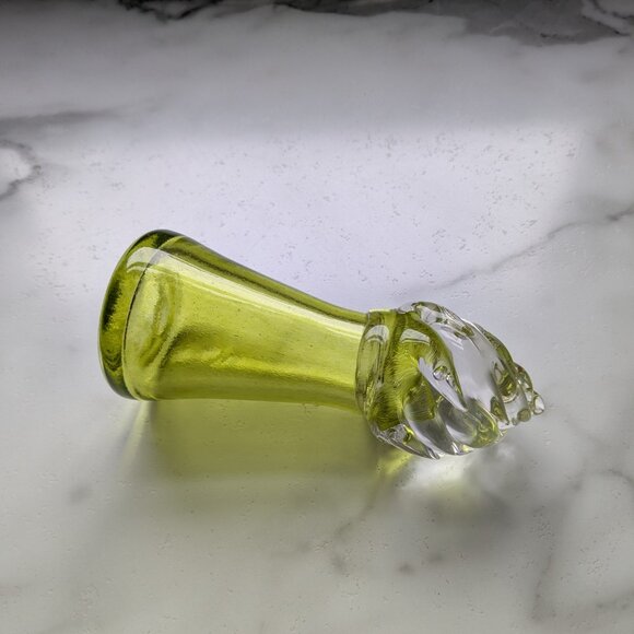 🇨🇦 Studio Art Glass Citrus Squeezer by Annie Michaud - Picture 2 of 4